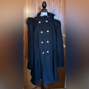Woman’s wool swing coat